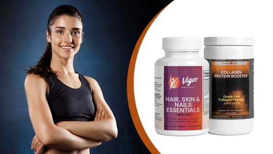 Hair, Skin, and Nails: The Beauty Benefits of Vigor™ Collagen Protein Booster Powder